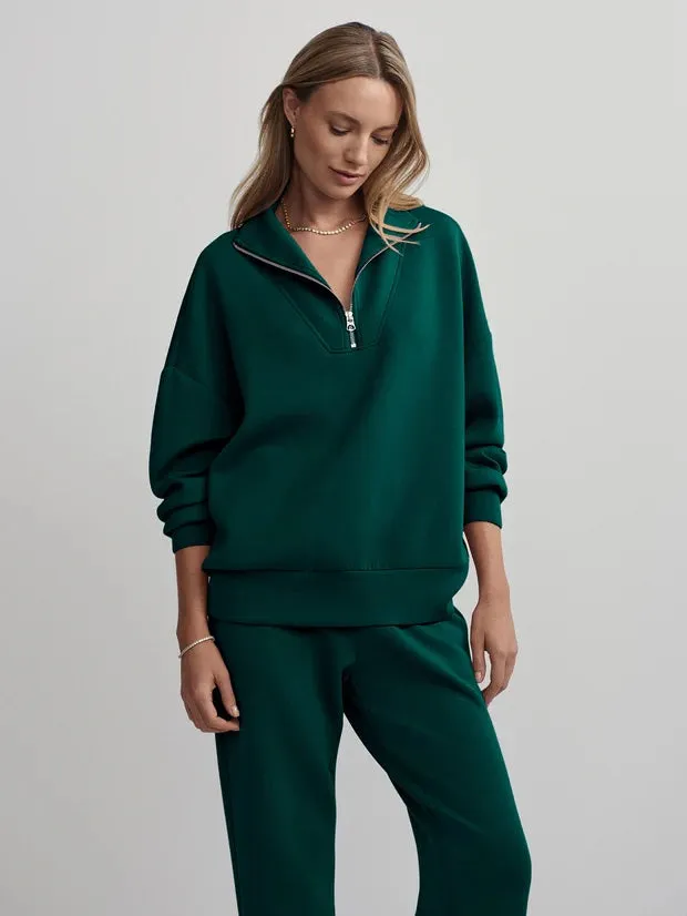 Forest Hawley Half-Zip Sweater