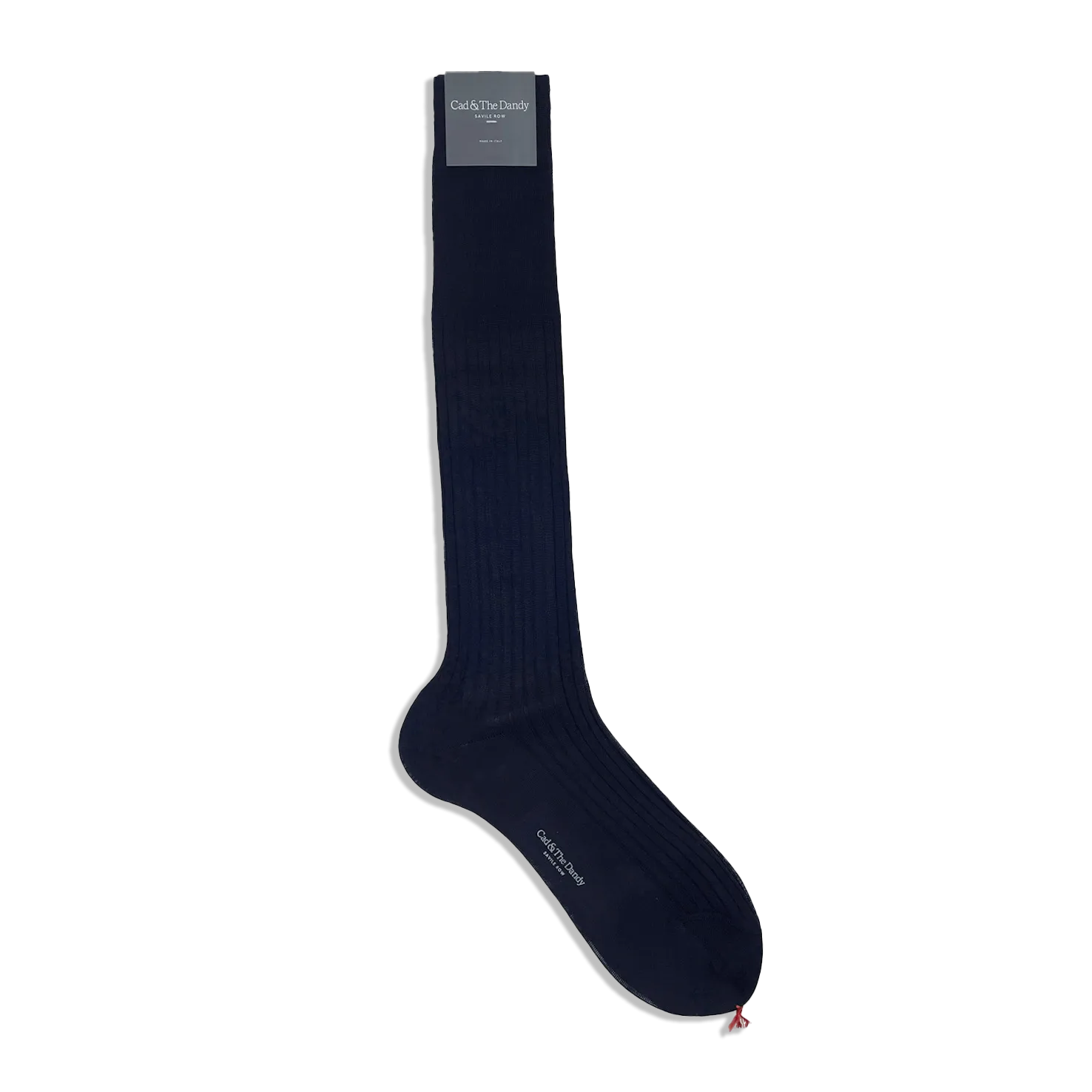 Formal Long Socks in Navy Cotton