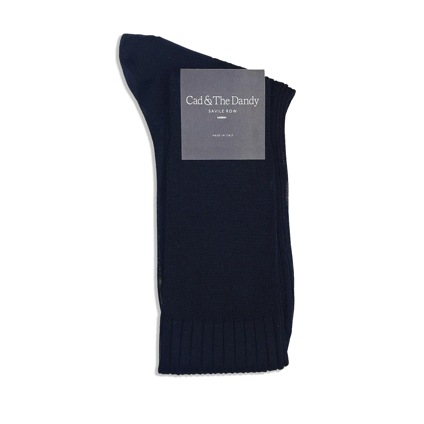 Formal Long Socks in Navy Cotton