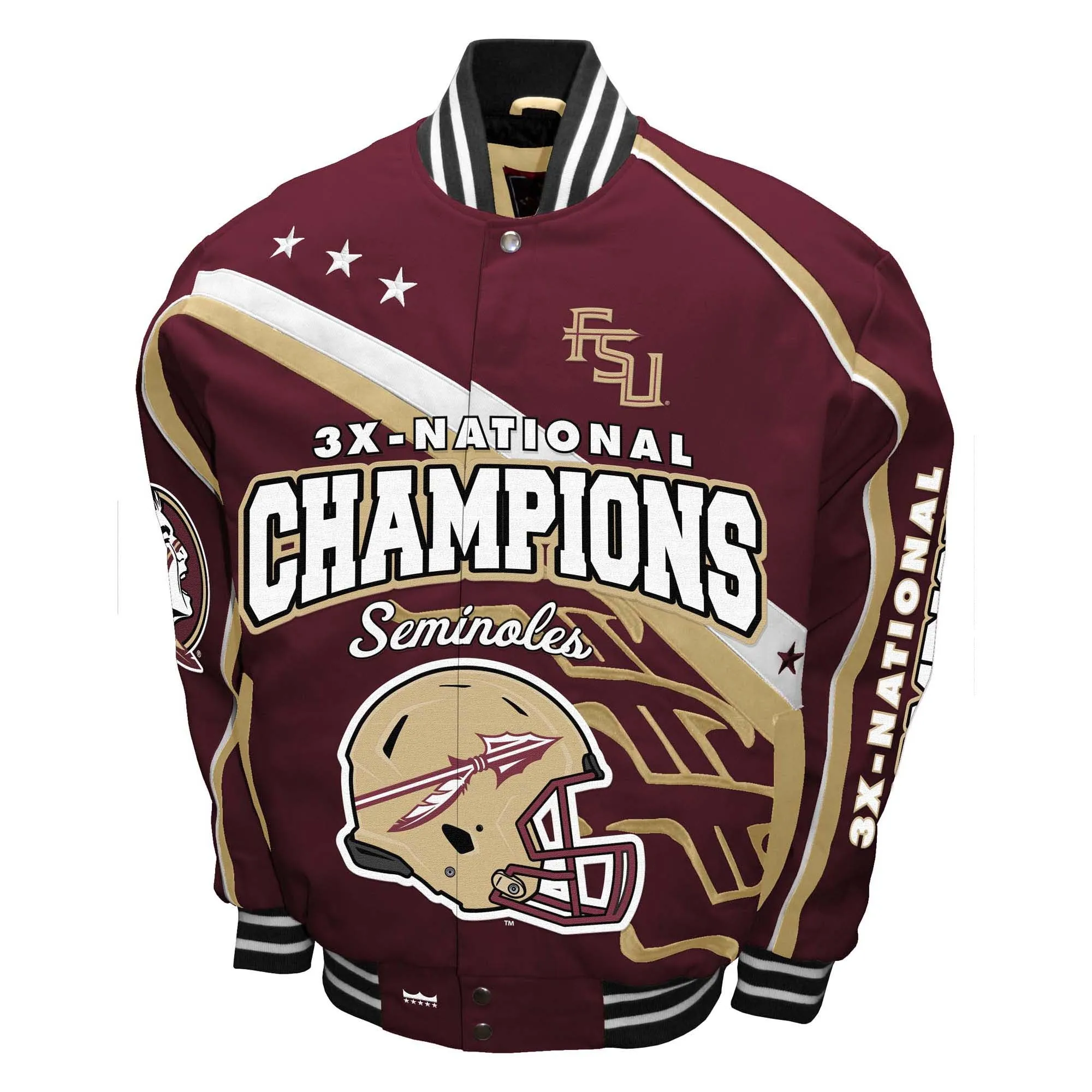 Franchise Club Mens NCAA Commemorative  softshell sublimation  Jacket-05