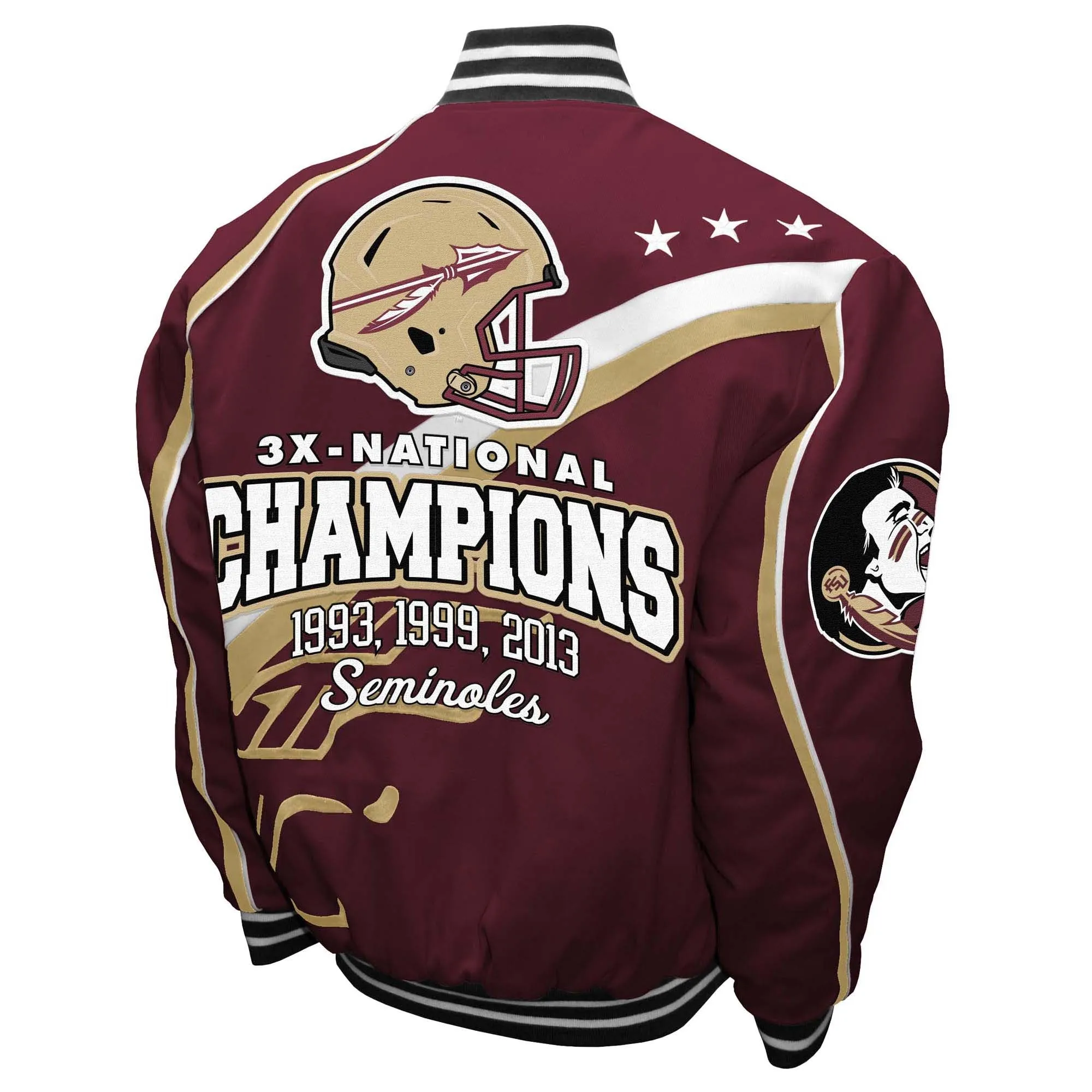 Franchise Club Mens NCAA Commemorative  softshell sublimation  Jacket-05