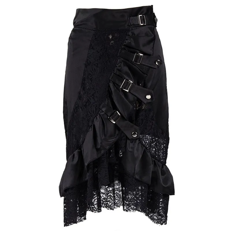 Funki Buys | Skirts | Women's Gothic Steampunk Styled Skirt