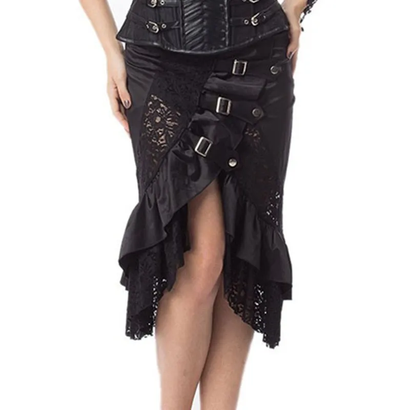 Funki Buys | Skirts | Women's Gothic Steampunk Styled Skirt