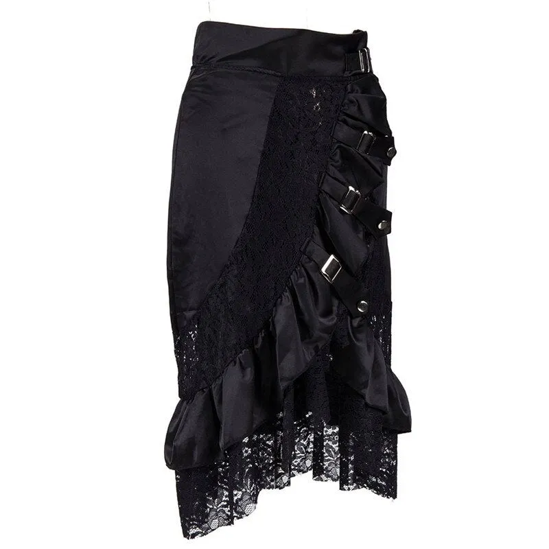 Funki Buys | Skirts | Women's Gothic Steampunk Styled Skirt