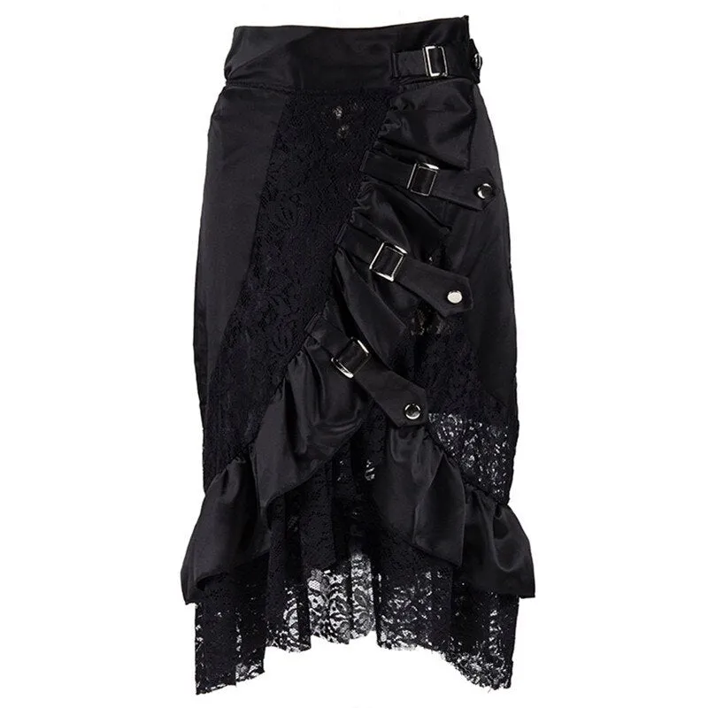 Funki Buys | Skirts | Women's Gothic Steampunk Styled Skirt