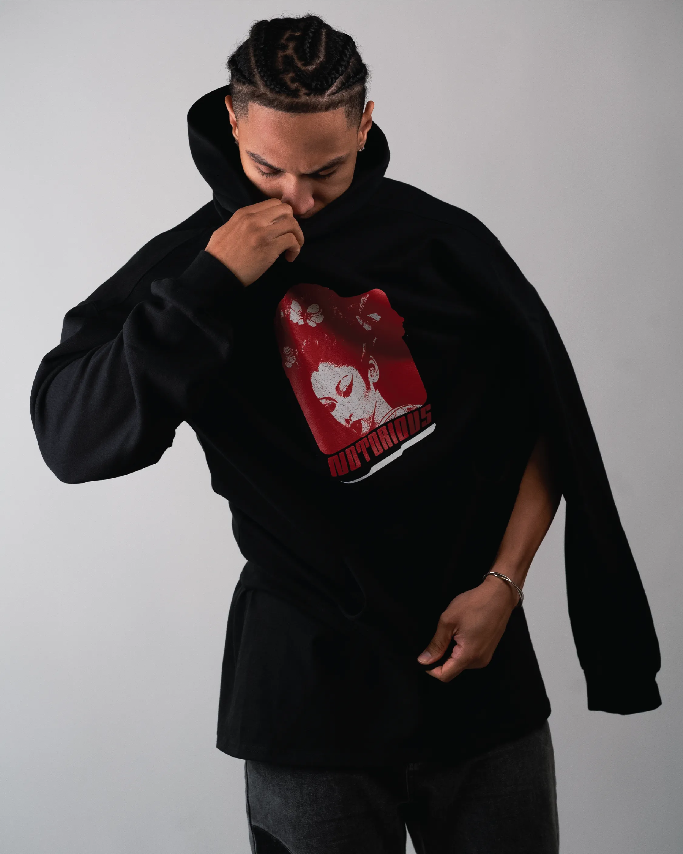 Geisha Hoodie Black