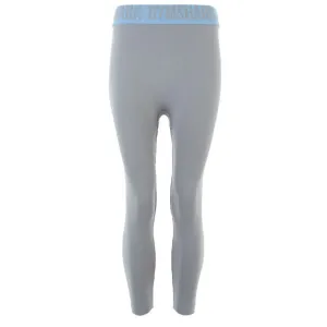 Gymshark Women's Logo 7/8 Training Leggings - Grey / Blue