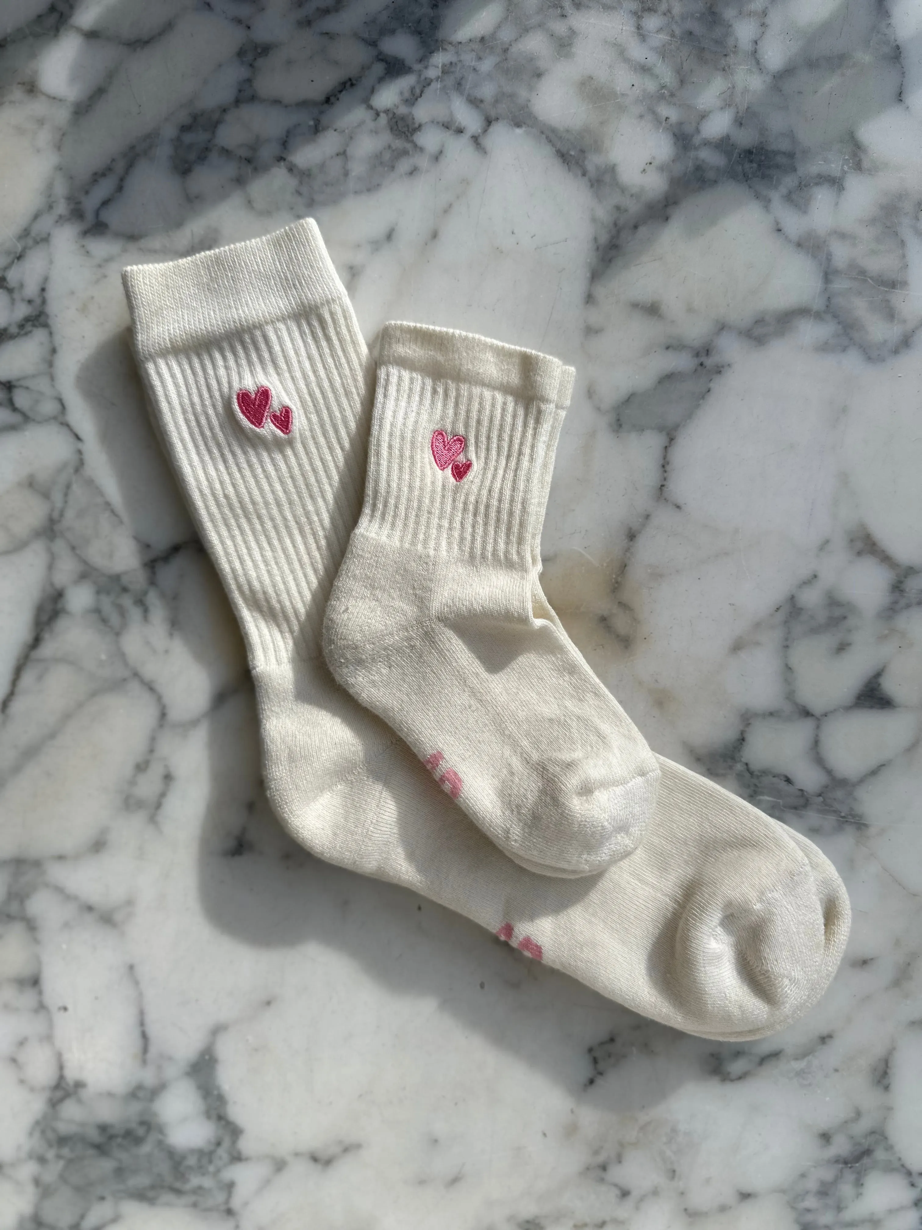 Heart Socks Peony