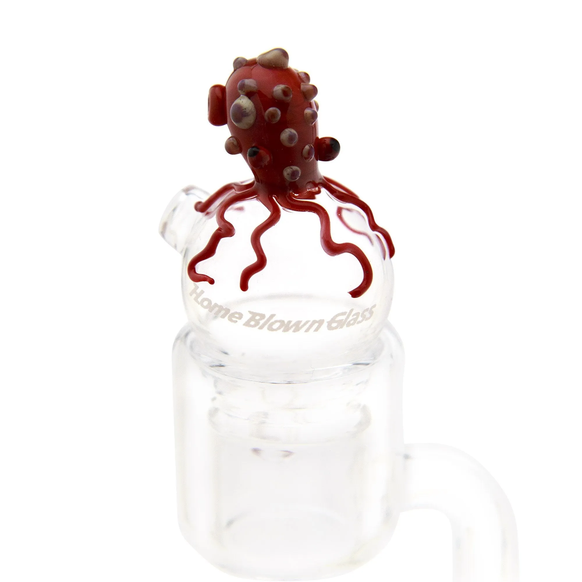 Home Blown Glass Bubble Carb Cap - Duck