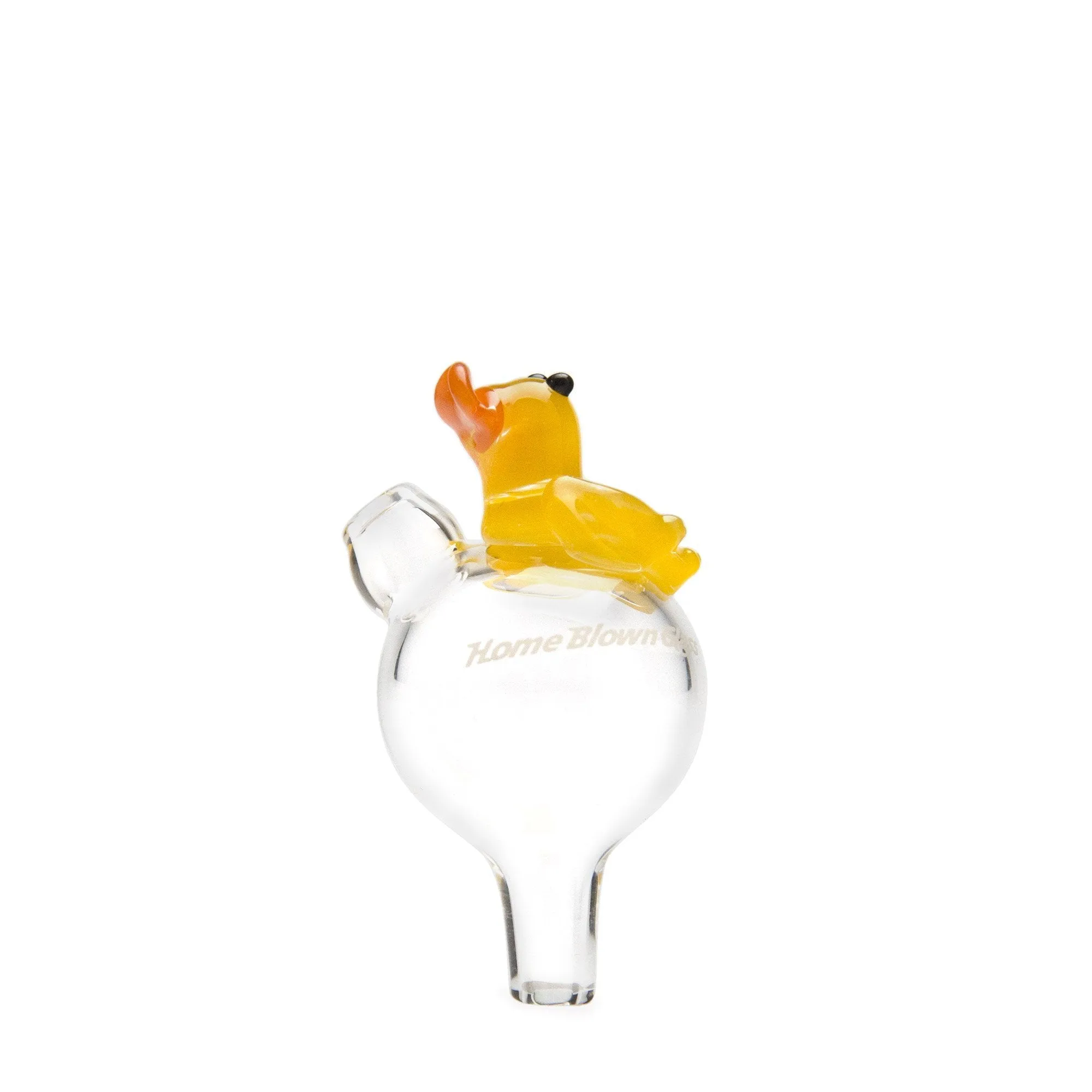 Home Blown Glass Bubble Carb Cap - Duck