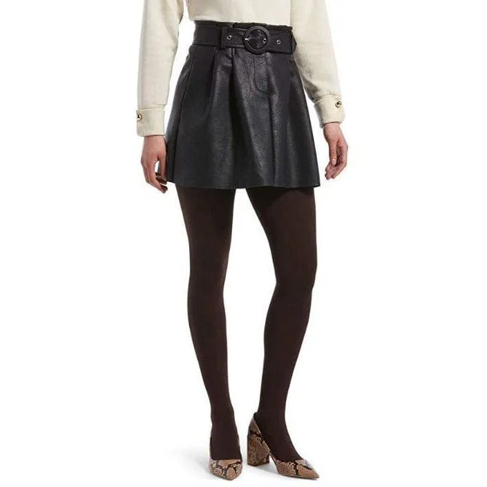 Hue Super Soft Brushed Sweater Tights-Perfect for Chilly Spring Days! Black, Gray, Brown