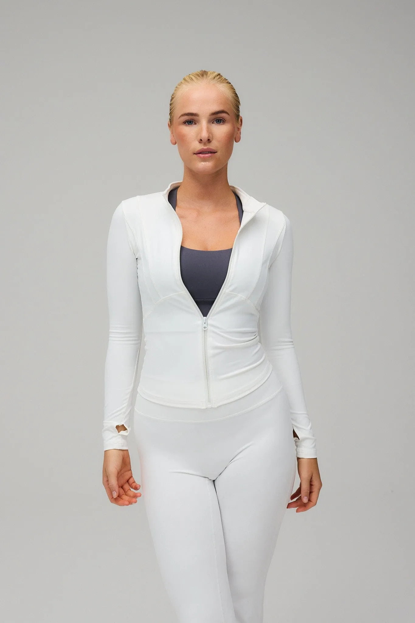 Hyper Zip Blouse - White