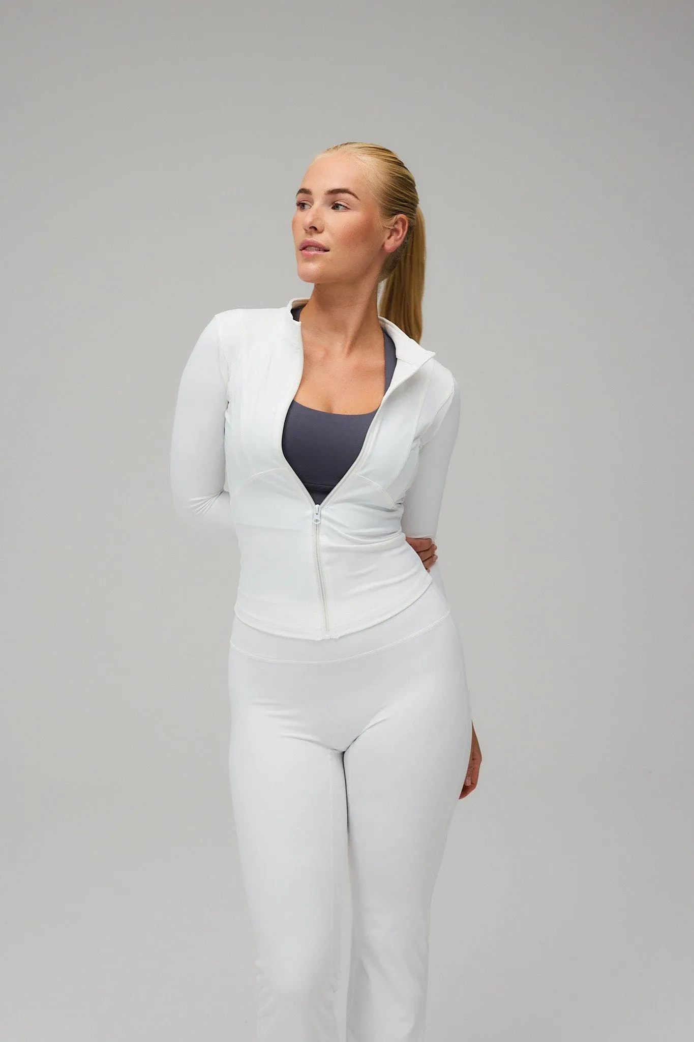 Hyper Zip Blouse - White