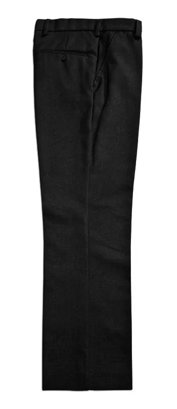 Jnr Boys Trousers - Black Sturdy Fit (Virginian)