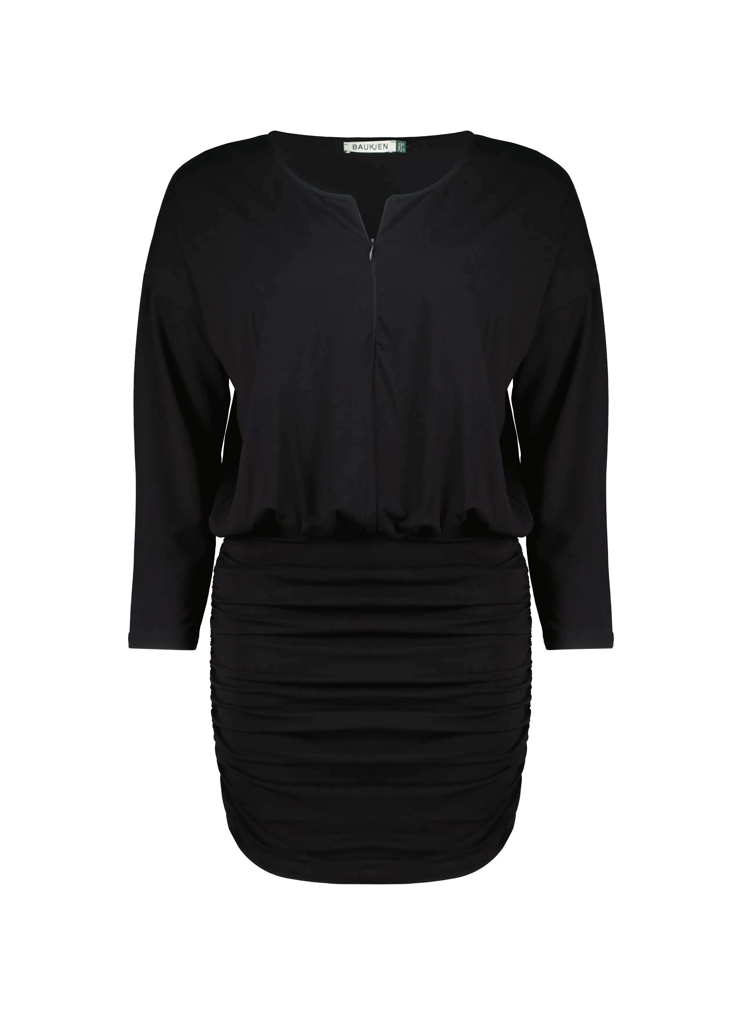 Kalinda LENZING™ ECOVERO™ Dress | Caviar Black