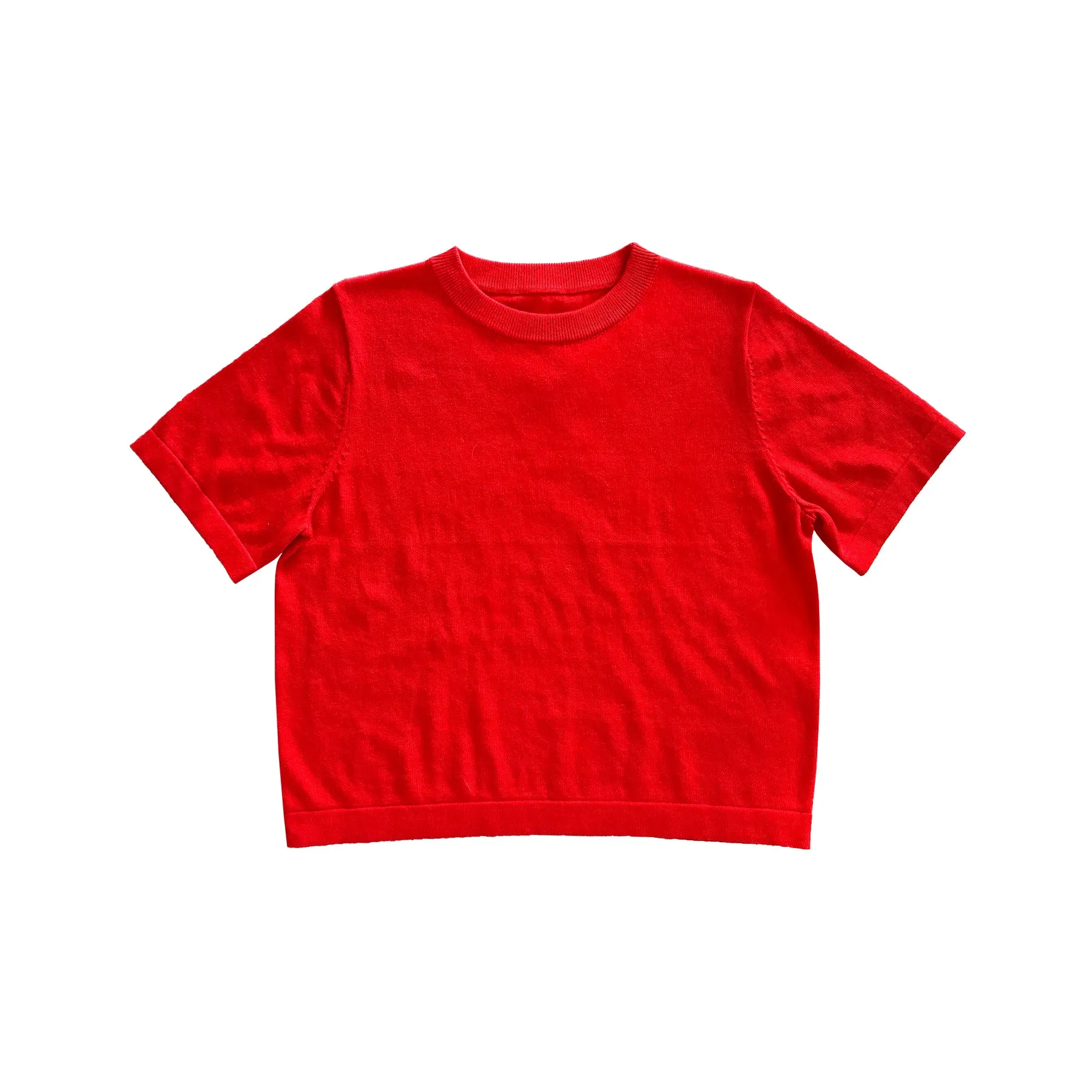 KNIT T-SHIRT - POPPY