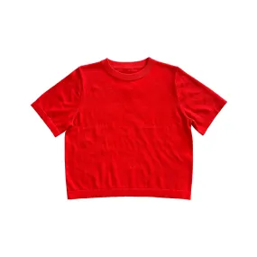 KNIT T-SHIRT - POPPY