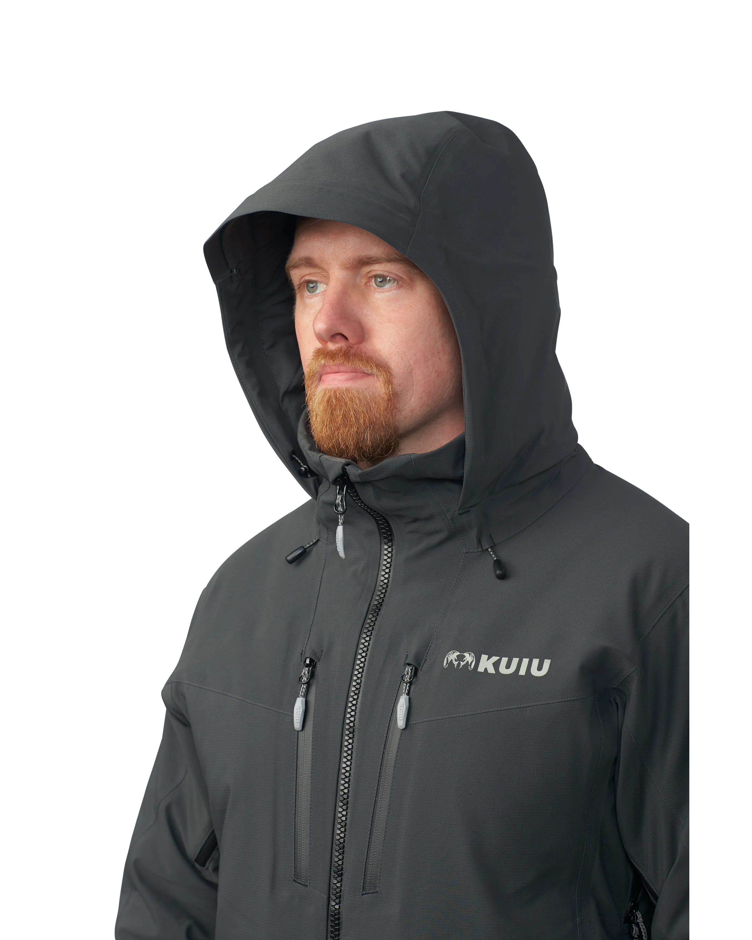 KUIU Kutana Gale Force Hooded Jacket | Gunmetal