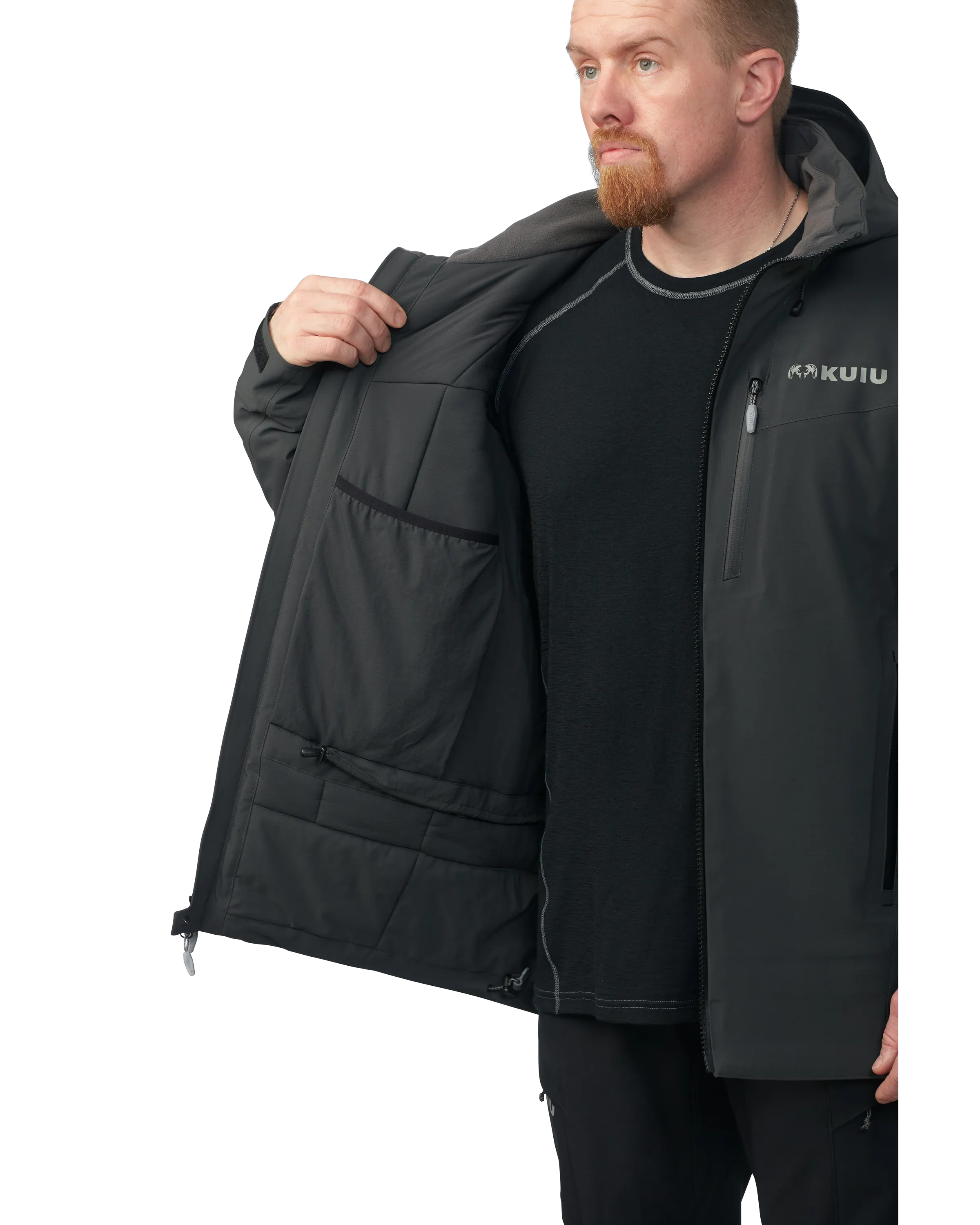 KUIU Kutana Gale Force Hooded Jacket | Gunmetal