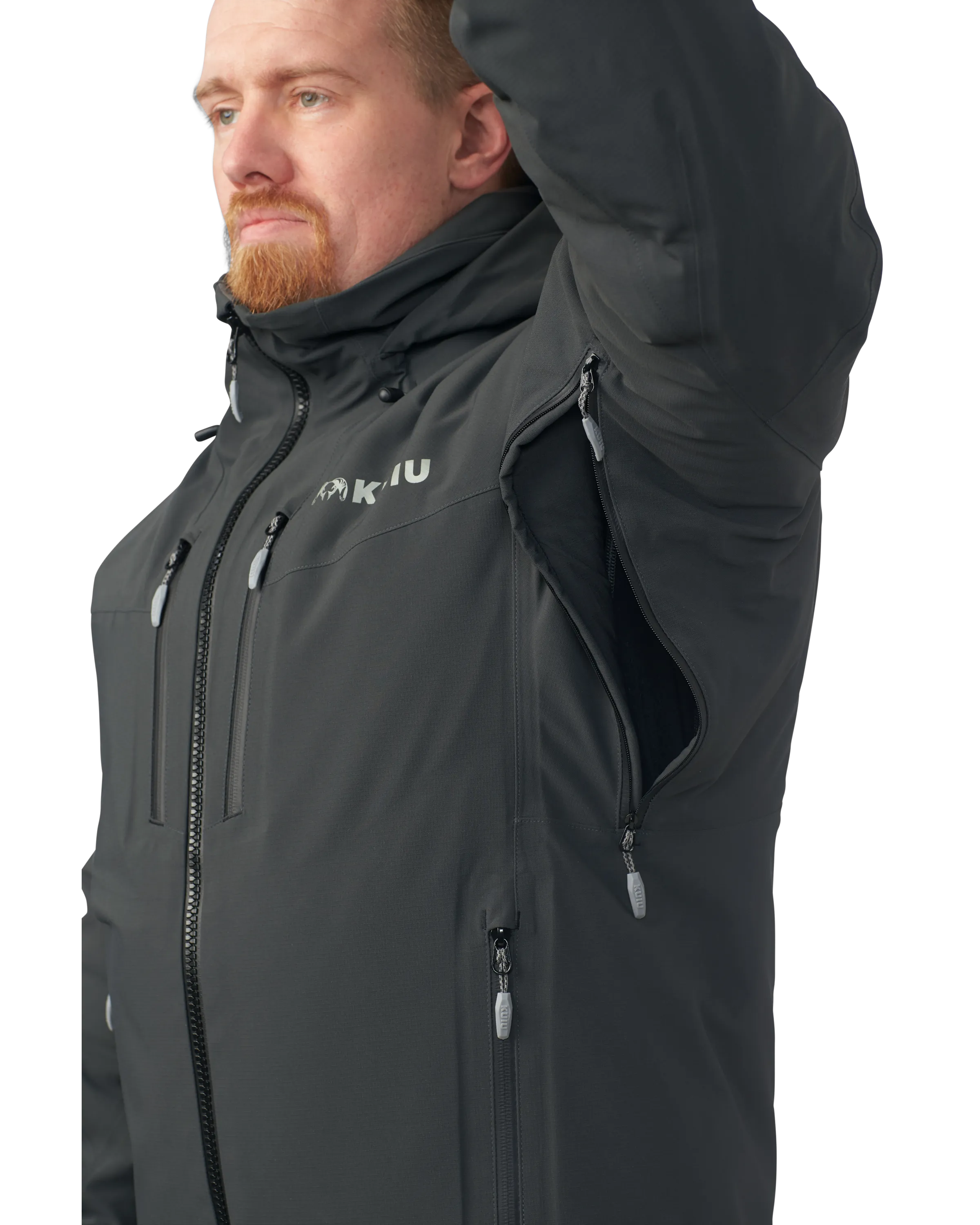 KUIU Kutana Gale Force Hooded Jacket | Gunmetal