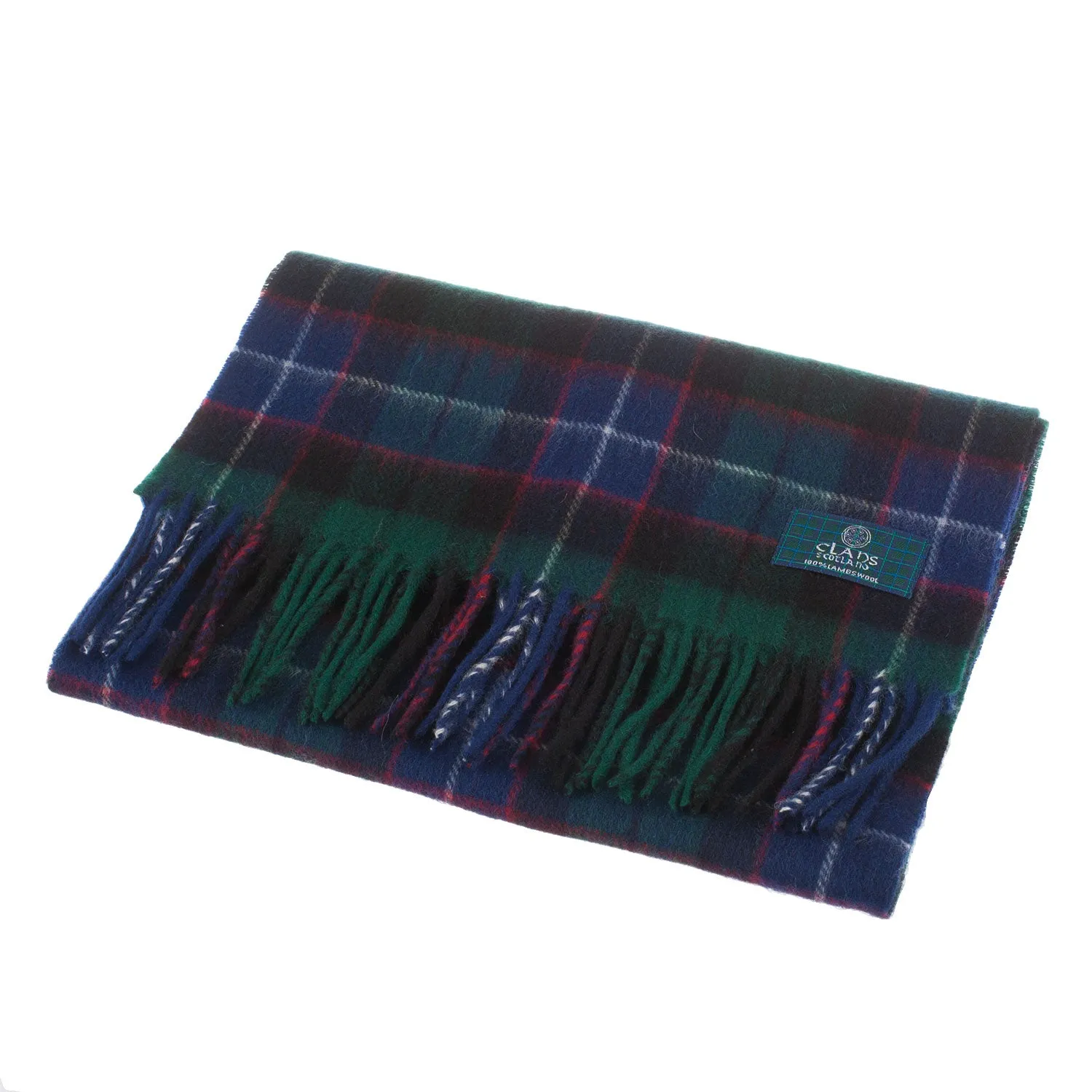 Lambswool Scottish Tartan Clan Scarf  Mitchell