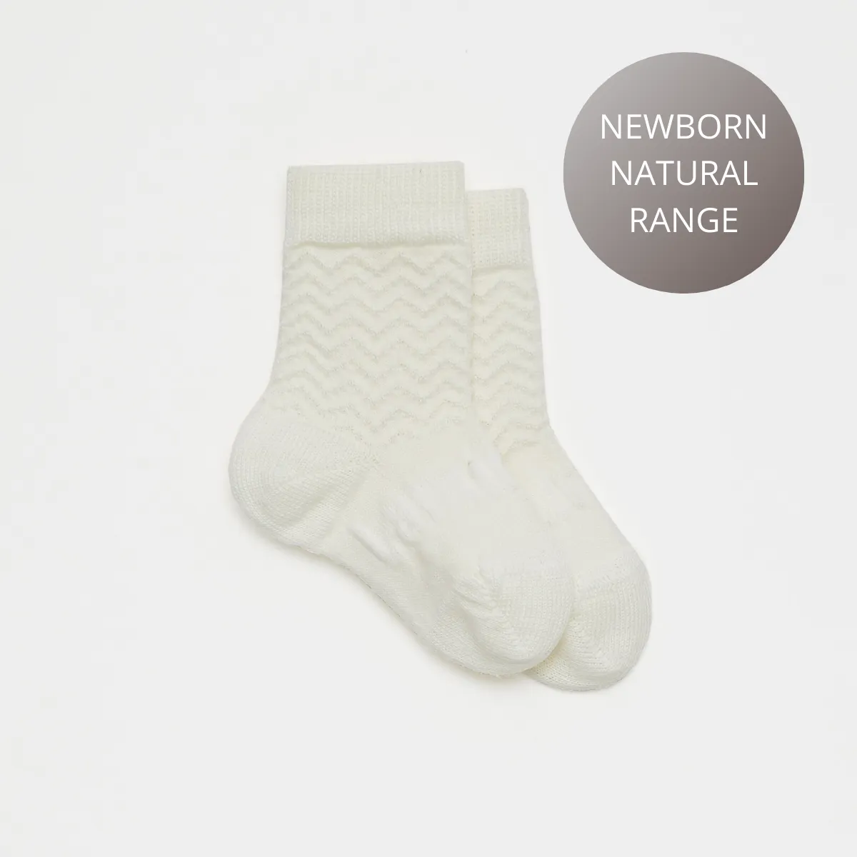 Lamington Crew Merino Socks - Pearl