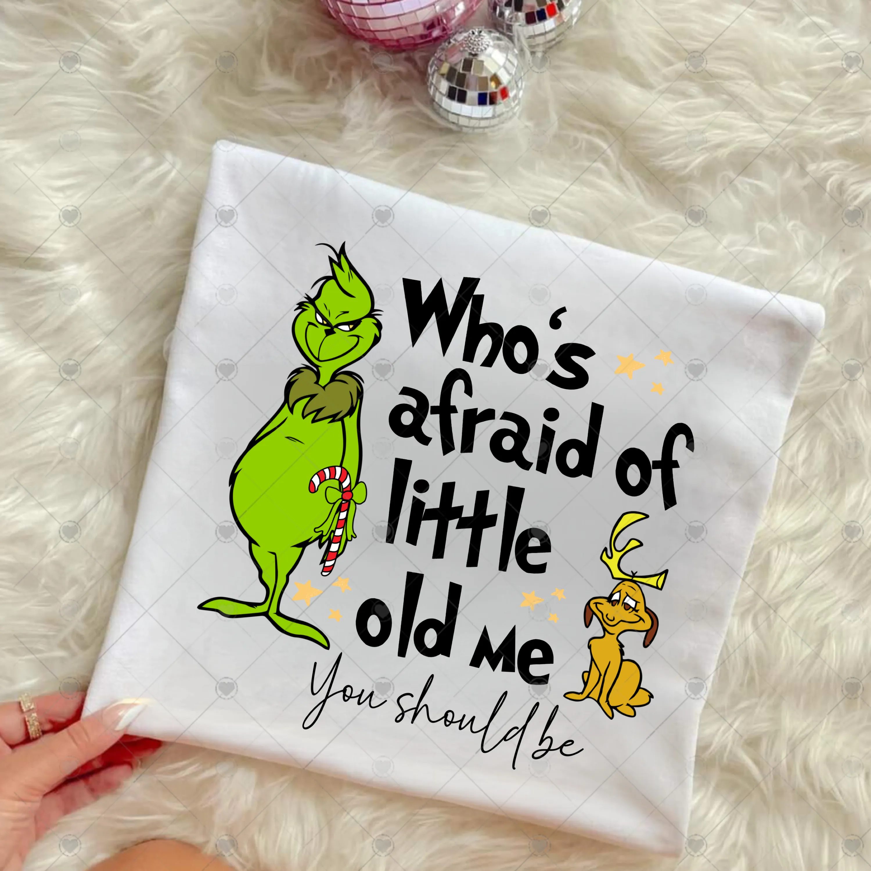 Little Old Me Green Guy Christmas Shirt