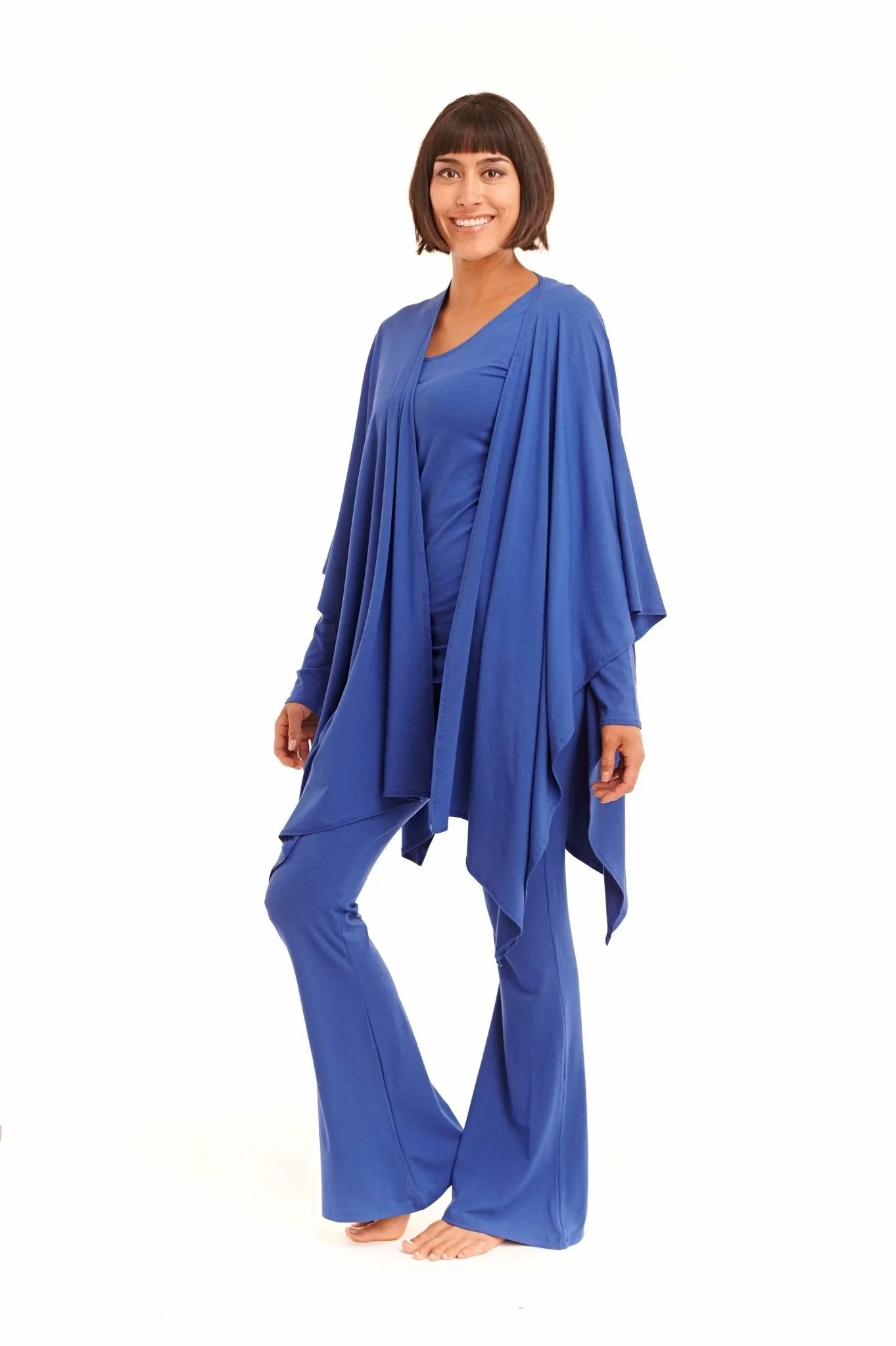 LONG SLEEVE TOP COBALT BLUE