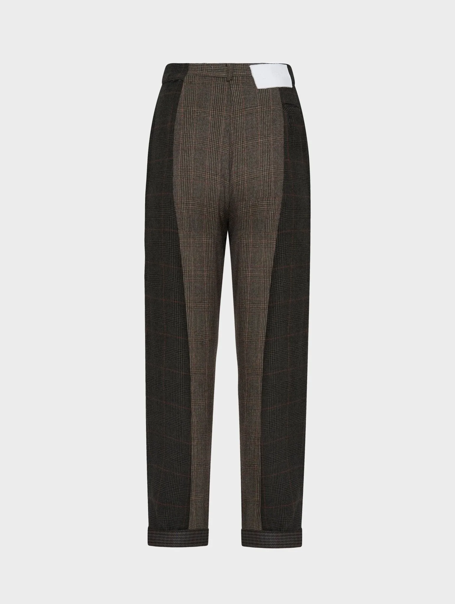 Maeve Trousers Wool Check Suiting