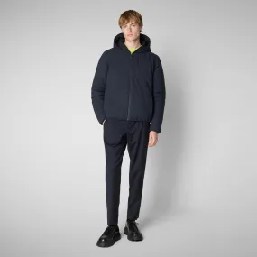 Man's animal free jacket Ezra in blue black