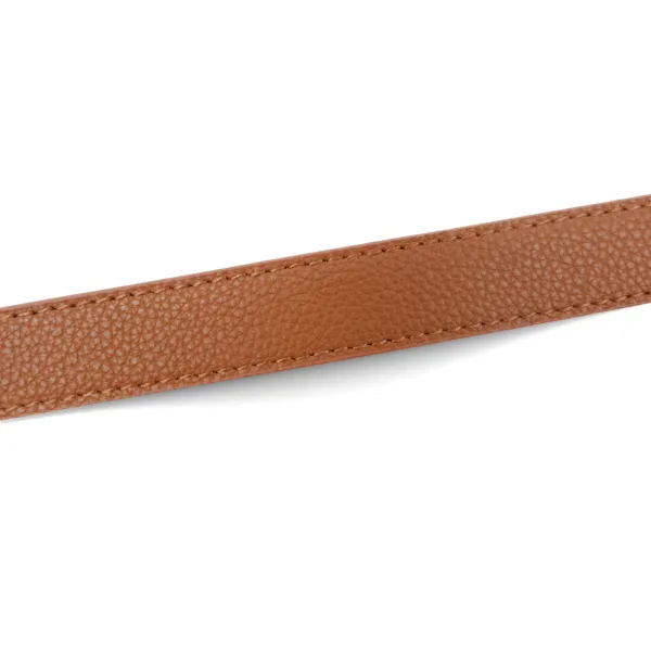 MARINA - Women's Tan Genuine Leather Knot Waist Belt