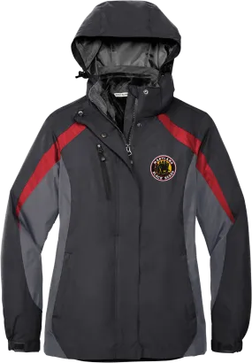 Maryland Black Bears Ladies Colorblock 3-in-1 Jacket