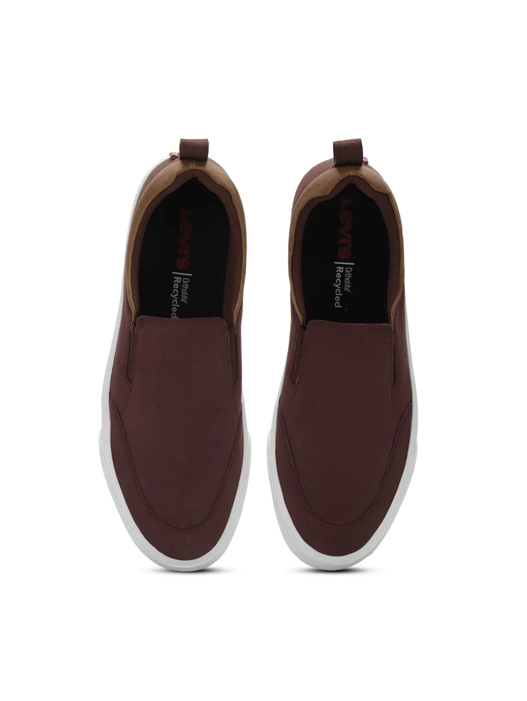 Men's Alps Maroon Casual Slip On