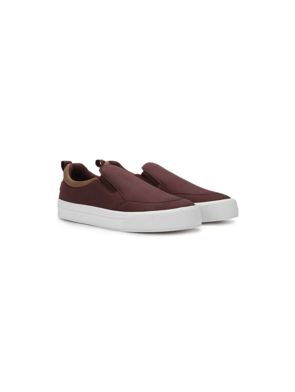 Men's Alps Maroon Casual Slip On