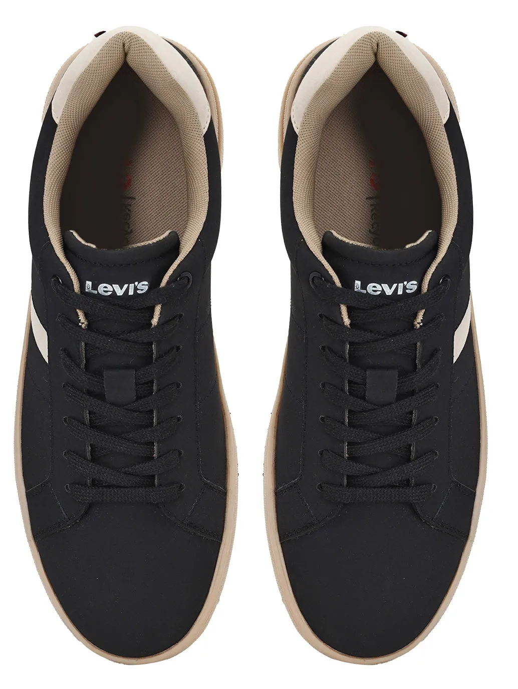 Men's Black Colorblock Sneakers