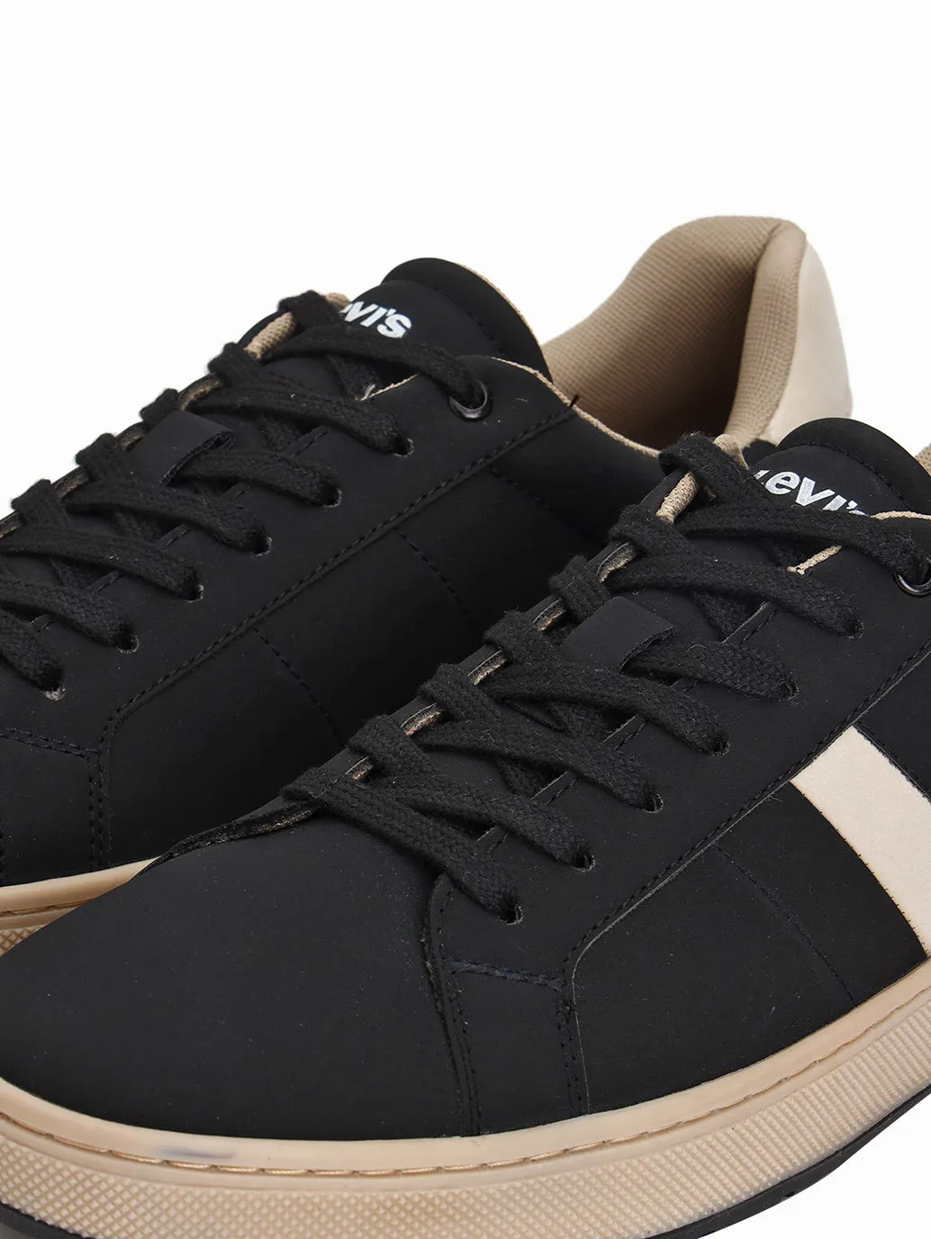 Men's Black Colorblock Sneakers