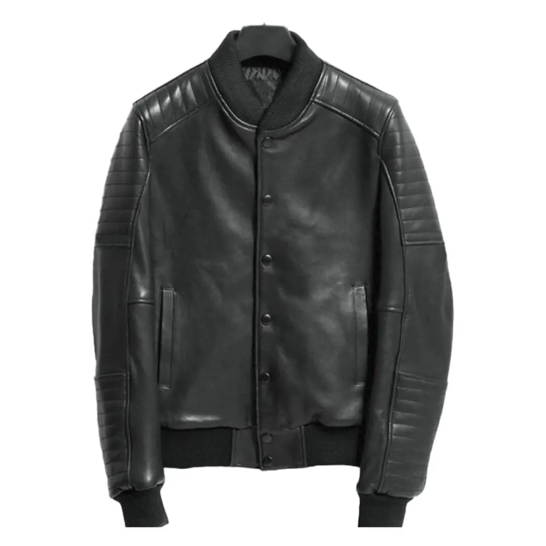 Men's Bomber Leather Jacket