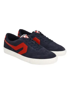 Men's Dark-Blue Colorblock Sneakers