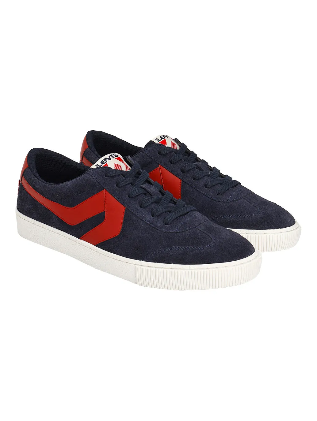 Men's Dark-Blue Colorblock Sneakers