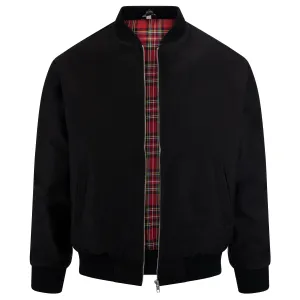 Mens Harrington Bomber Jacket - Black