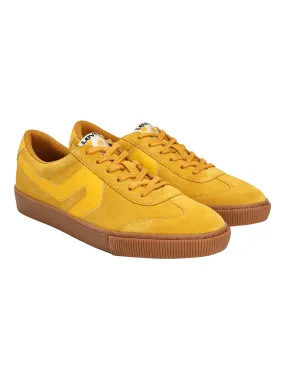 Men's Mustard Solid Sneakers