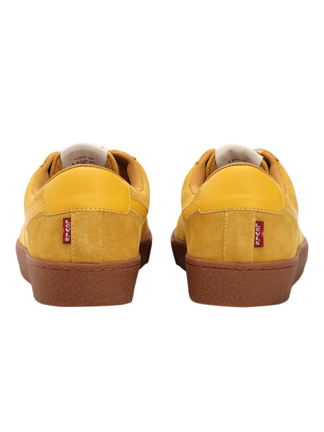 Men's Mustard Solid Sneakers