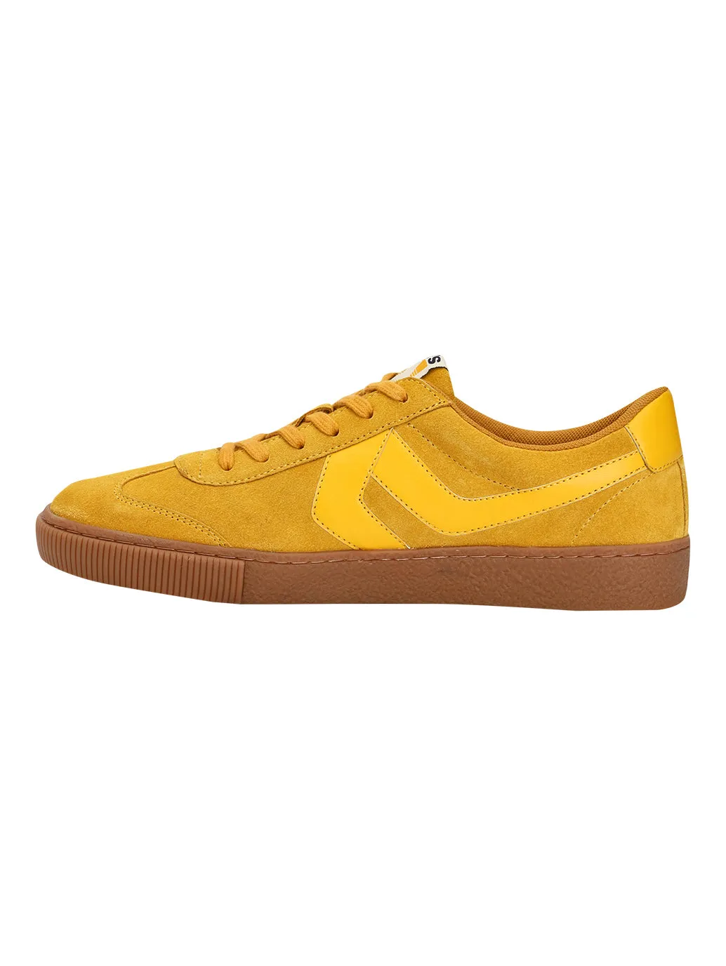 Men's Mustard Solid Sneakers