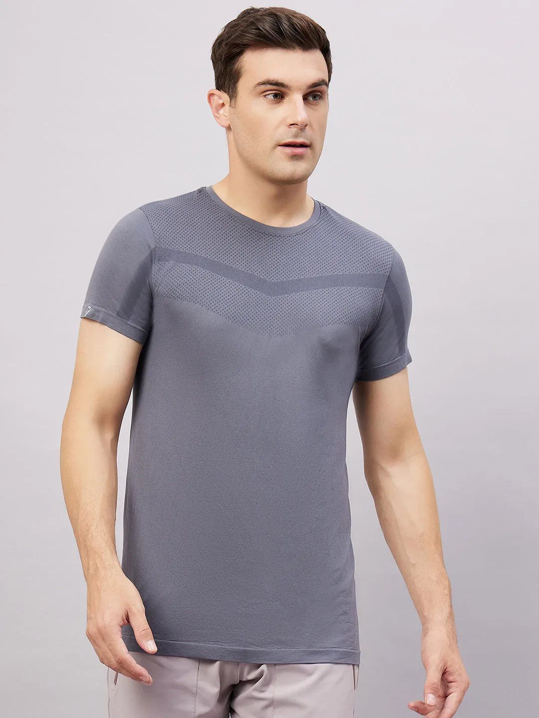 Men's Round Neck Half Sleeves T-Shirt - French Navy