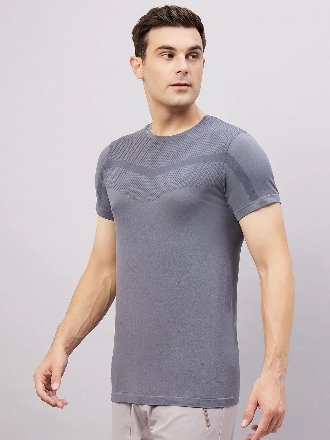 Men's Round Neck Half Sleeves T-Shirt - French Navy