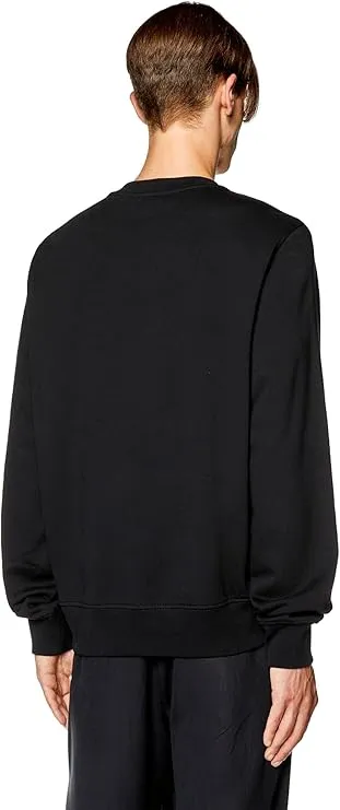 Men's Sweatshirt Pullover Print (Black) - DA110750JFAV001