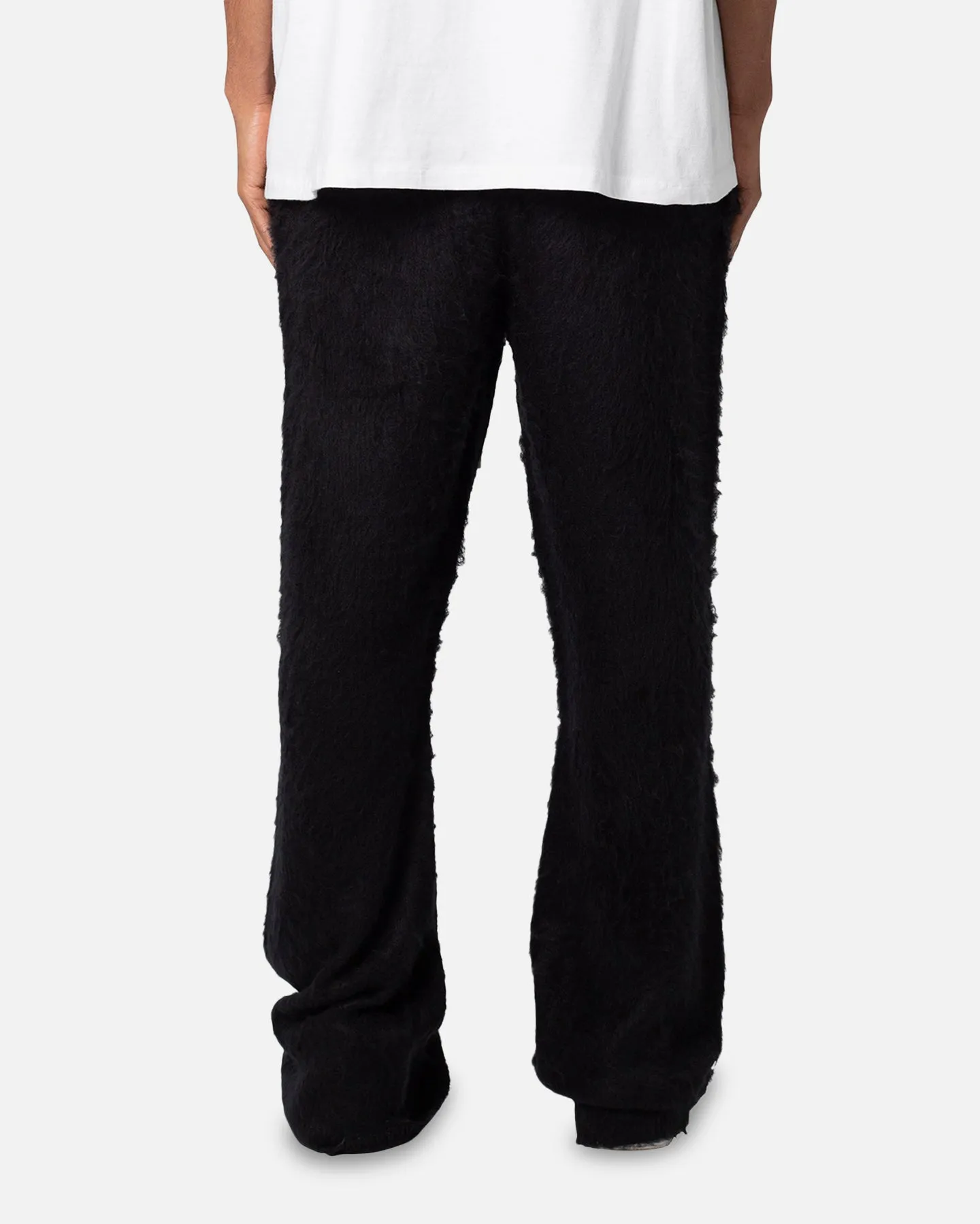 MNML Fuzzy Sweatpants Black