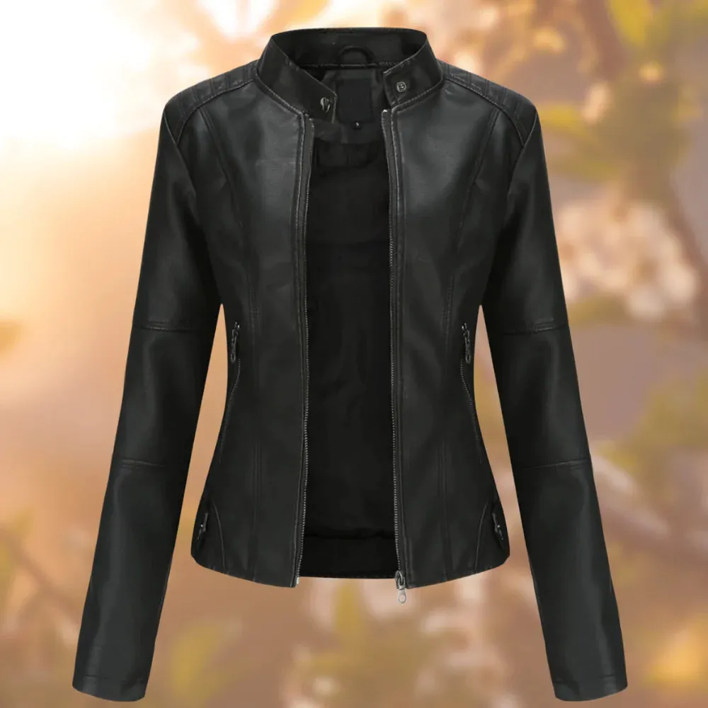 Mona - Stylish Leather Jacket