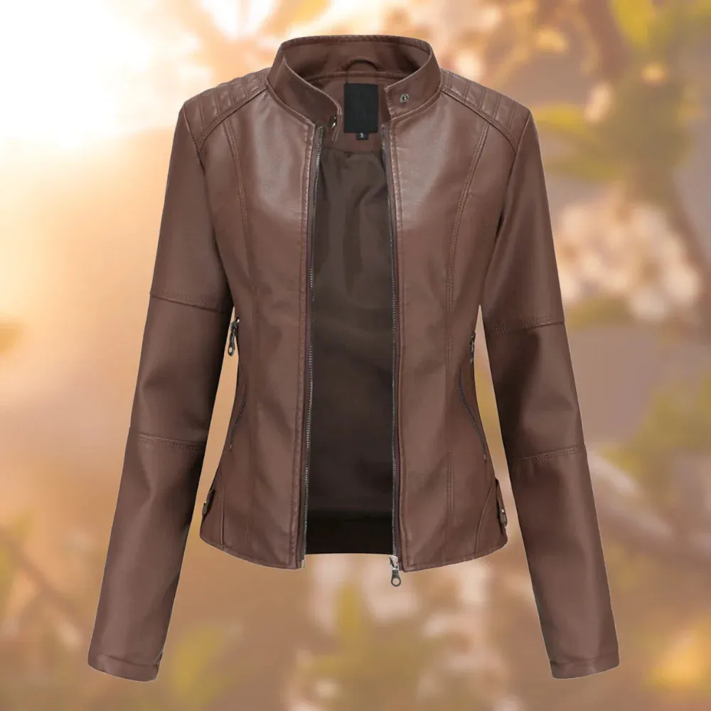 Mona - Stylish Leather Jacket