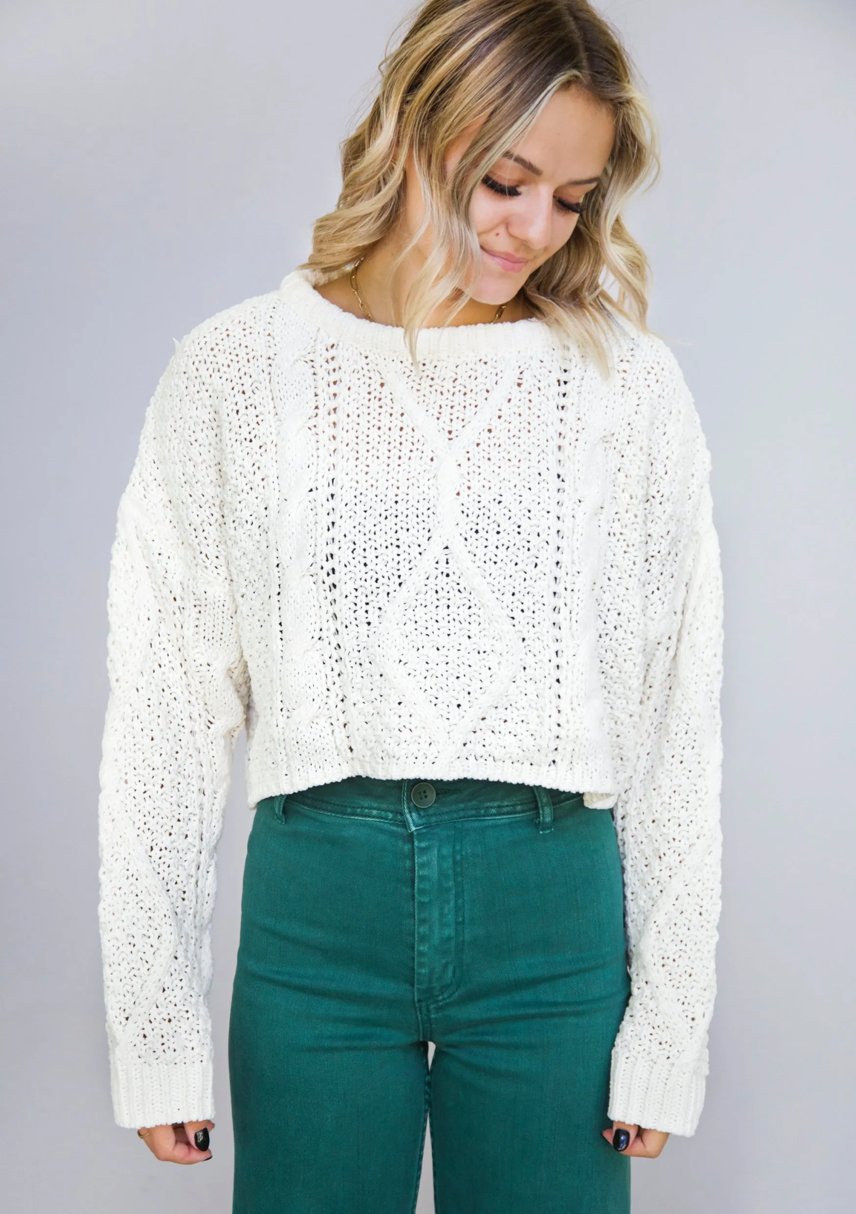 Moon Beam Sweater in Cream